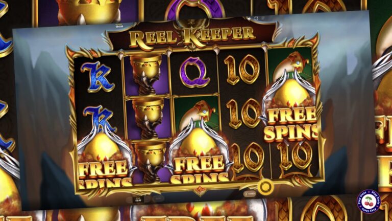 Image showing Reel Keeper free spins trigger.