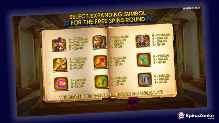 Book of the Fallen select expanding symbol image.