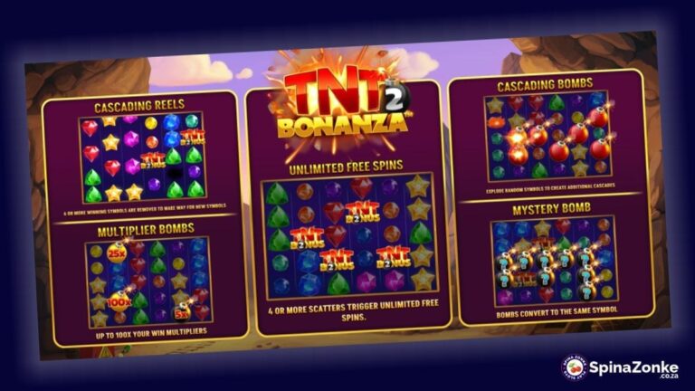 TNT 2 Slot game features.