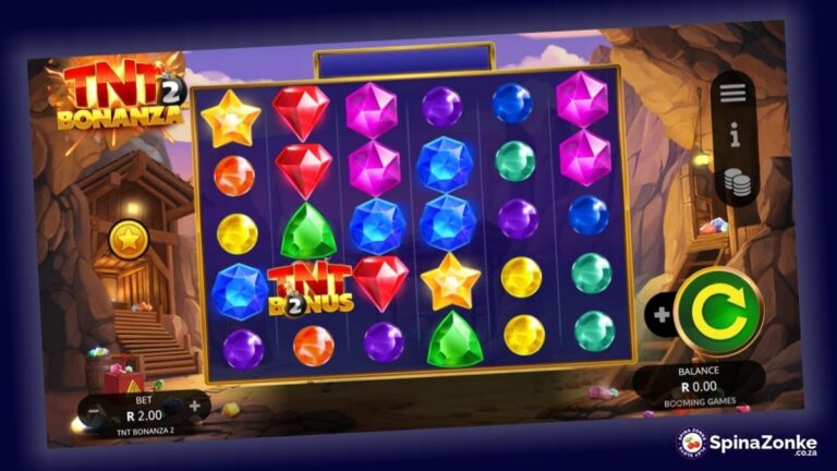 TNT 2 slot game layout image.
