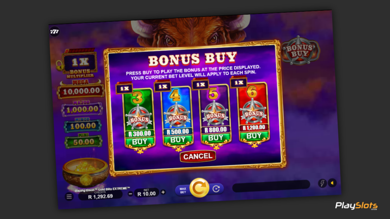Blazing Bison Gold Blitz Extreme Bonus Buy