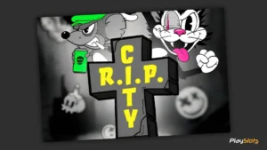 RIP City slot game intro.